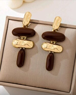 Pendientes Zaira Marrón